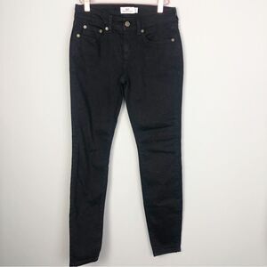 VINEYARD VINES. | NEW Jet Black Solid Skinny Jeans Denim Women’s Size 0